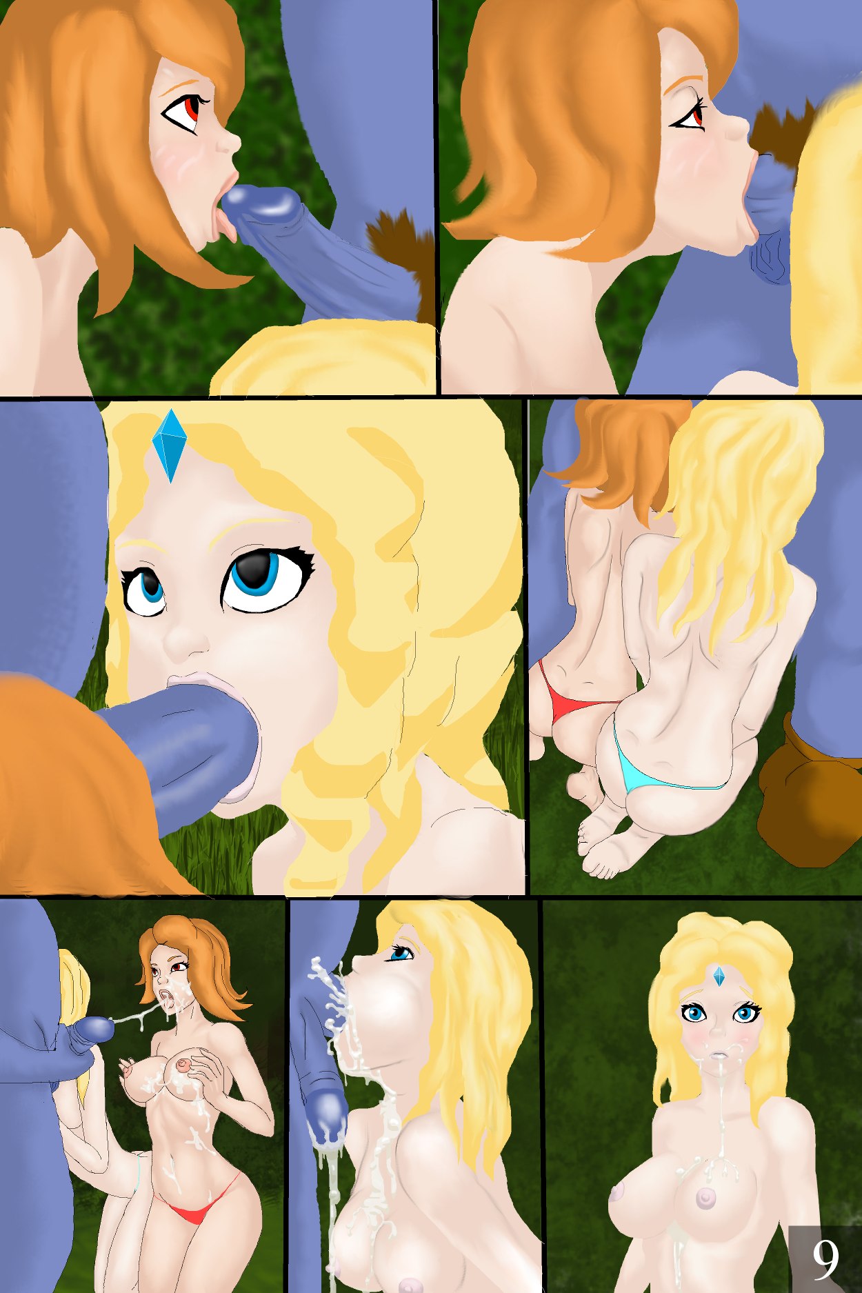 Lina and Rylai  Part 1&amp;2 page 9 full