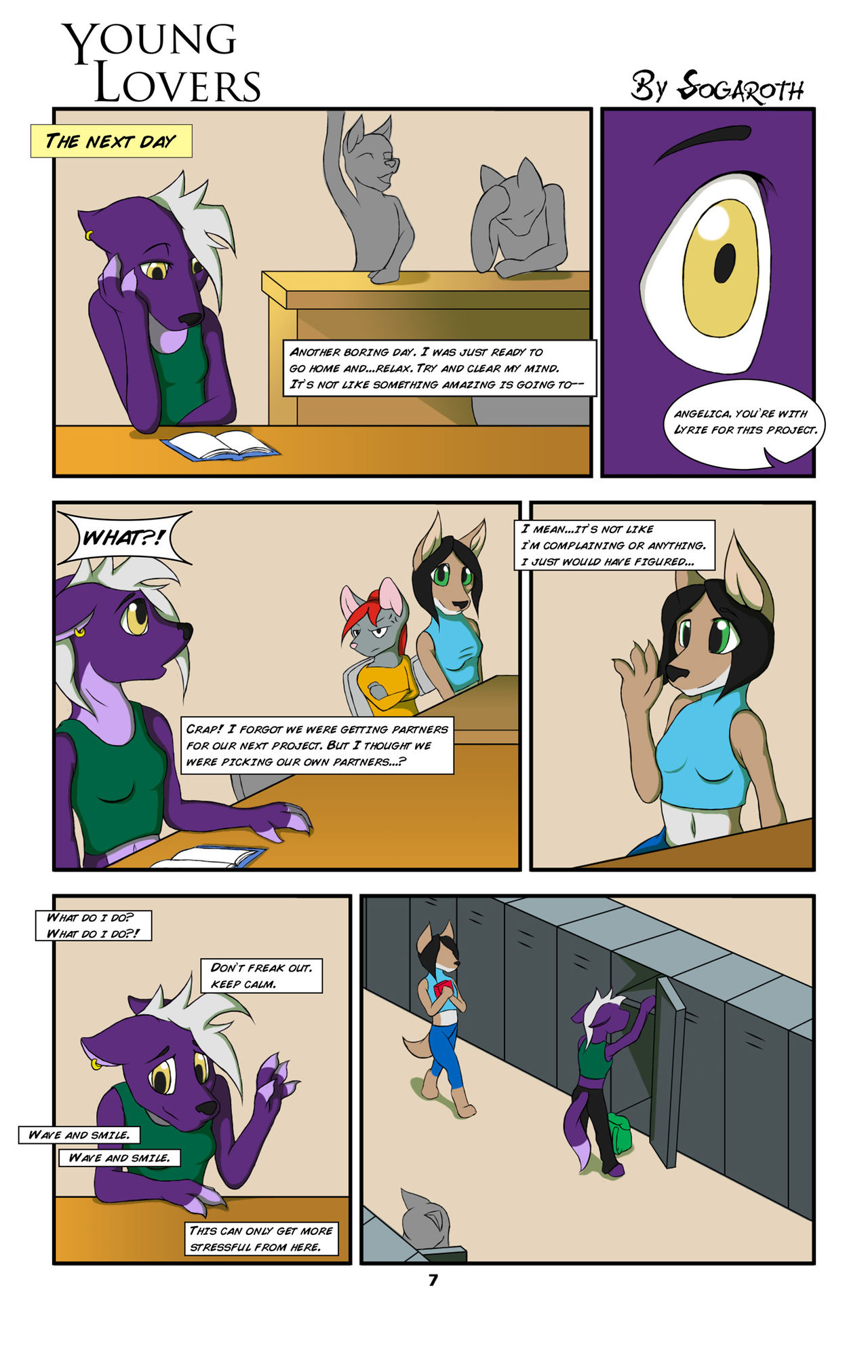 Young Lovers page 7 full