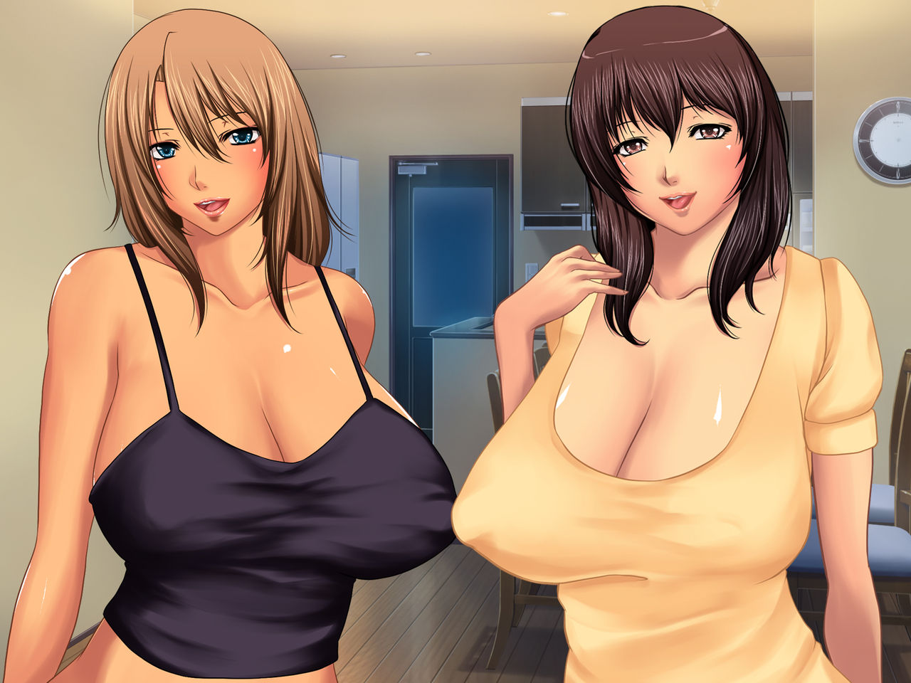 Chinpo o Hoshigaru Mucchiri Kyonyuu Kyojiri Shimai ni Nando mo Shasei Saserarechau Boku page 5 full