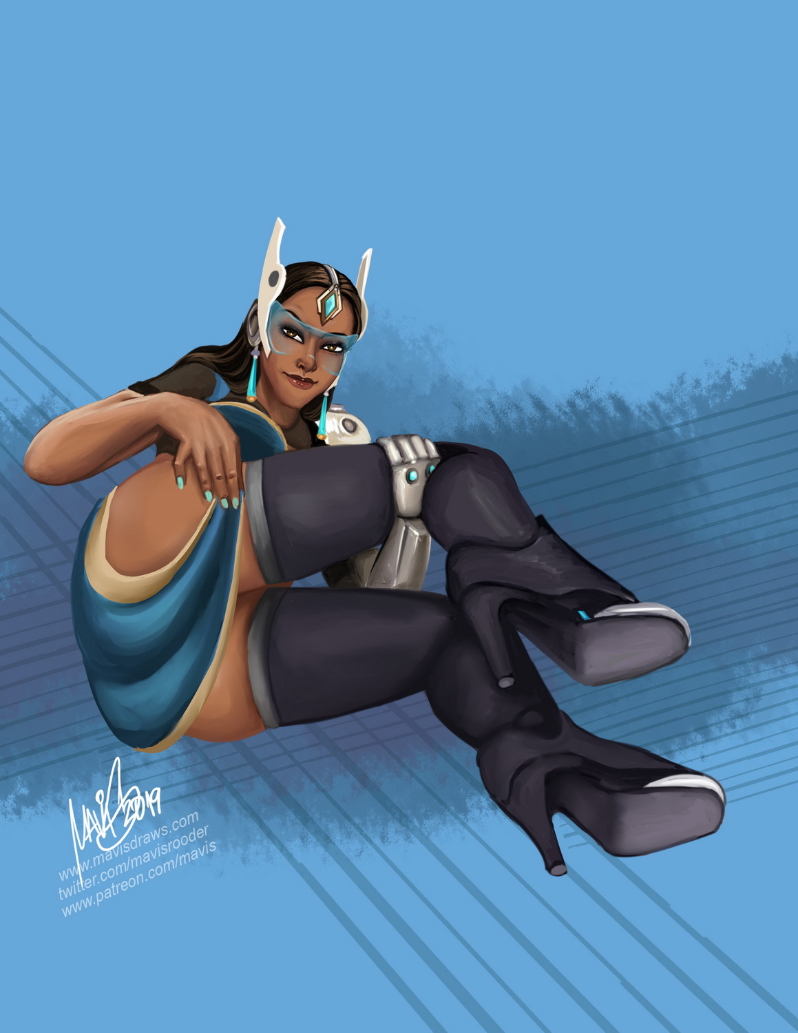 Overwatch Babes Pin-Ups page 4 full
