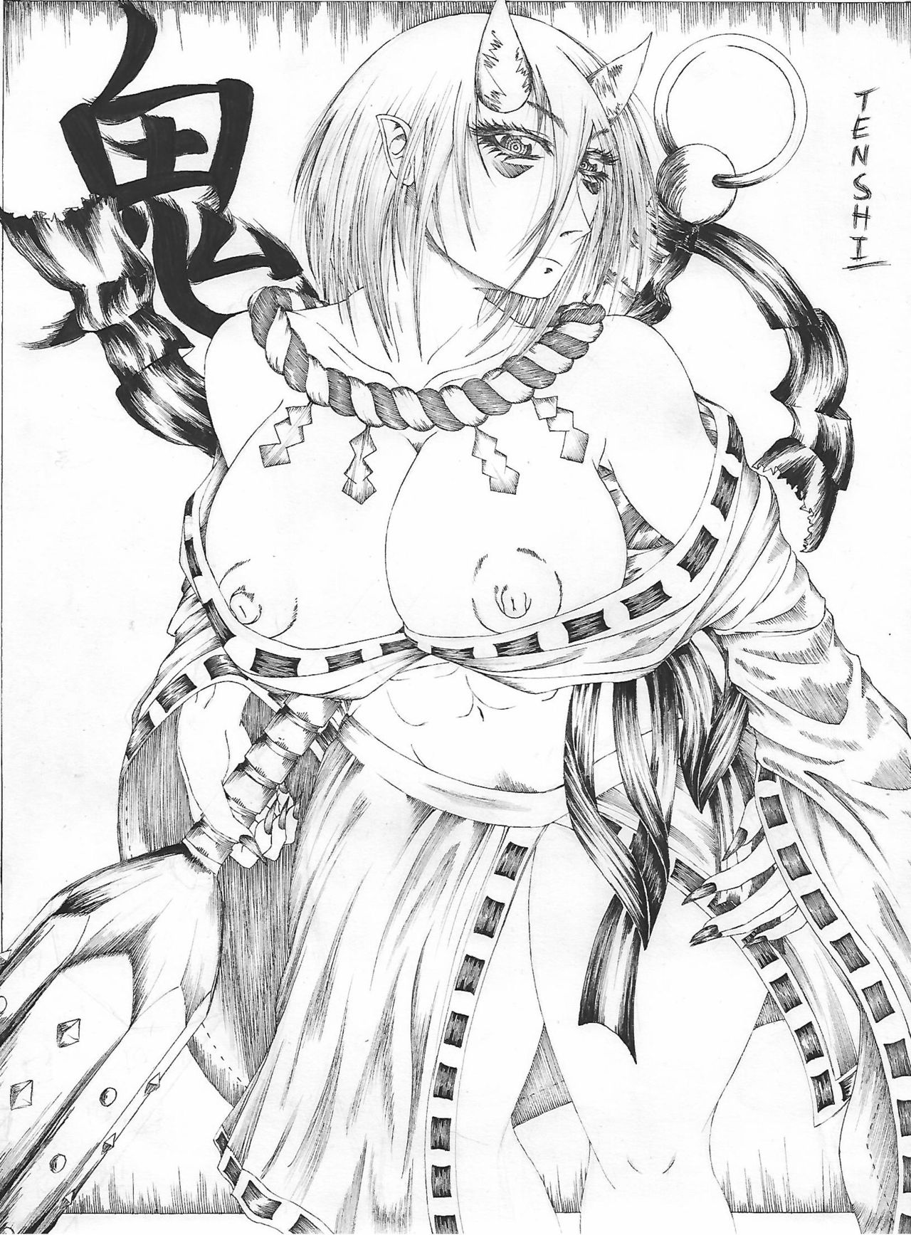 Tenshi Okihana - Hentai drawings page 5 full