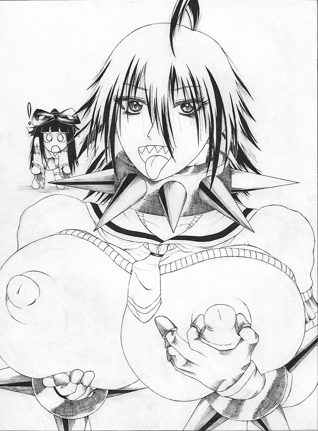 Tenshi Okihana - Hentai drawings page 8 full