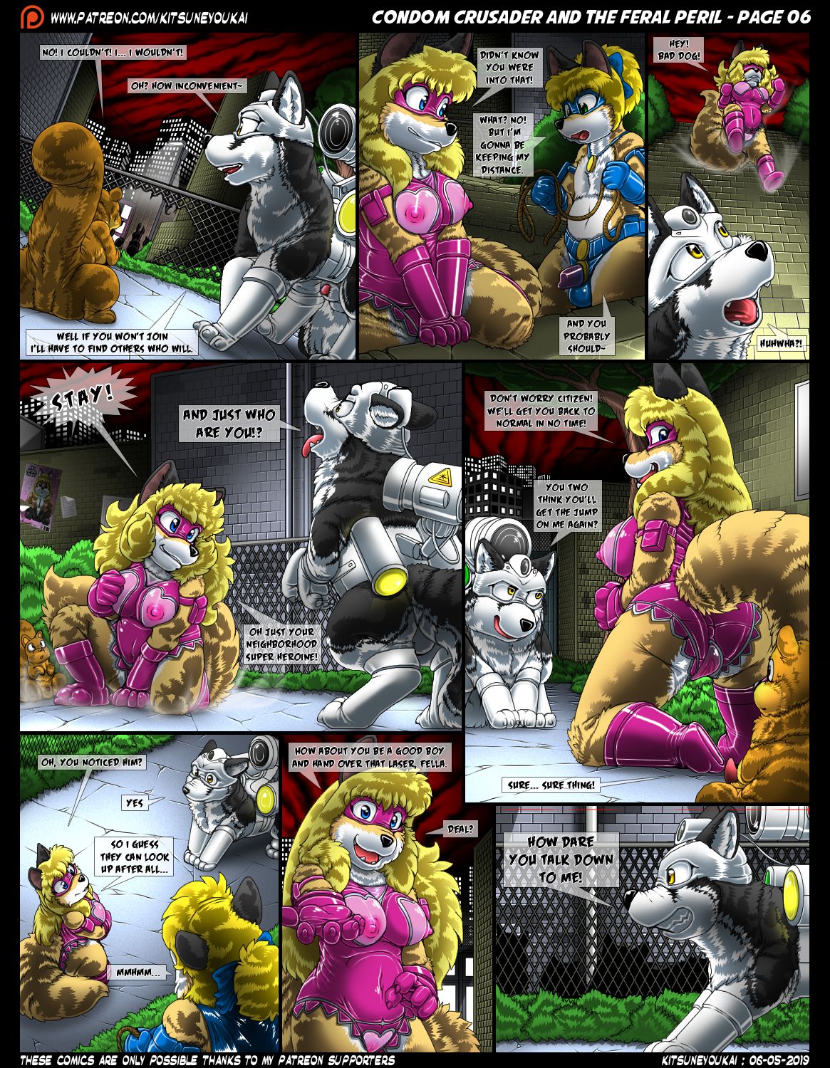Condom Crusader and the Feral Peril page 6 full