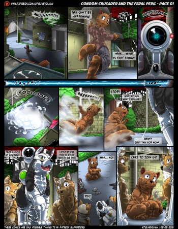 Condom Crusader and the Feral Peril cover