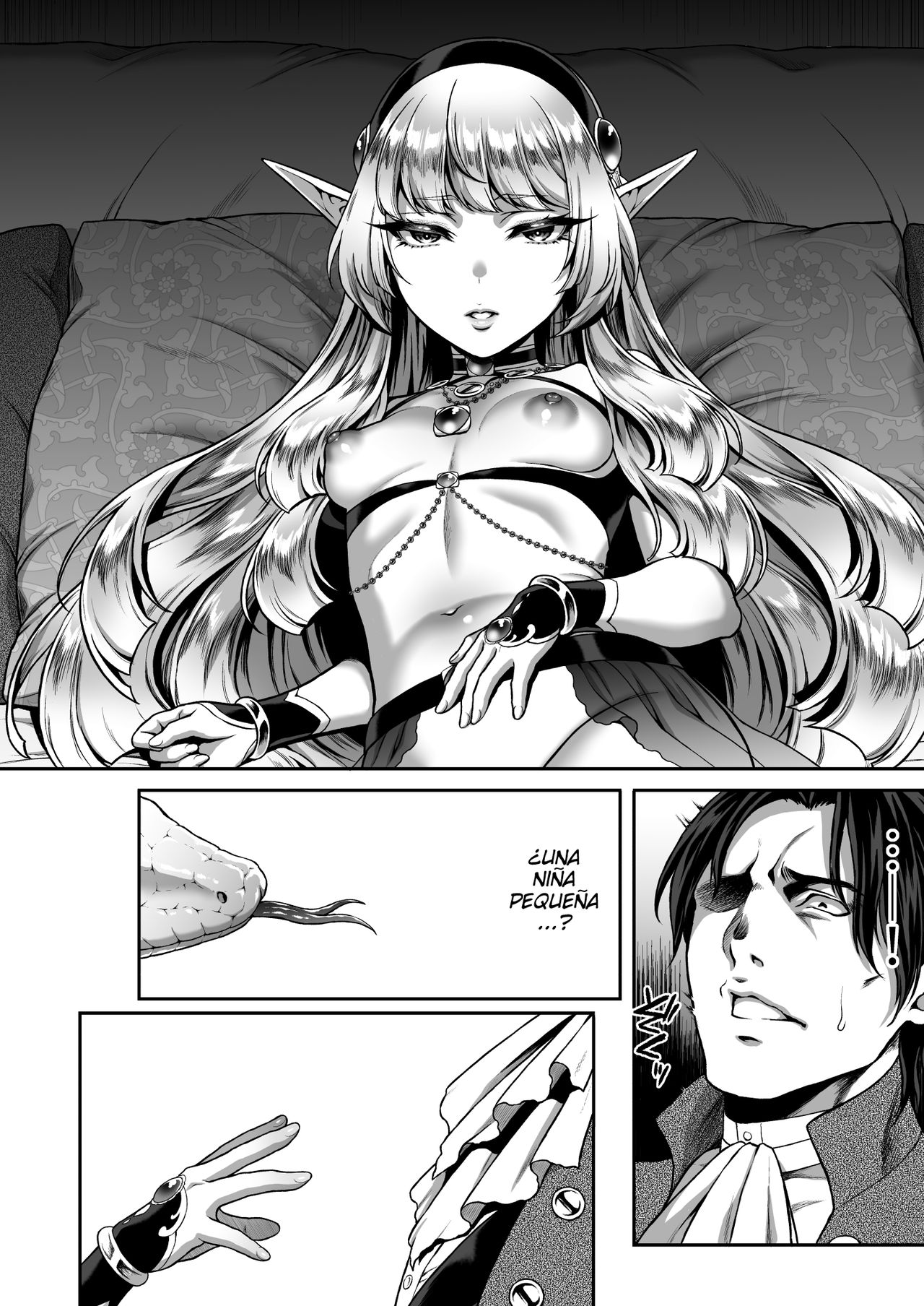Yuukyuu no Shou Elf 1 "Dokuhebi" | La Elfa Eterna I "Una Serpiente Venenosa" page 7 full
