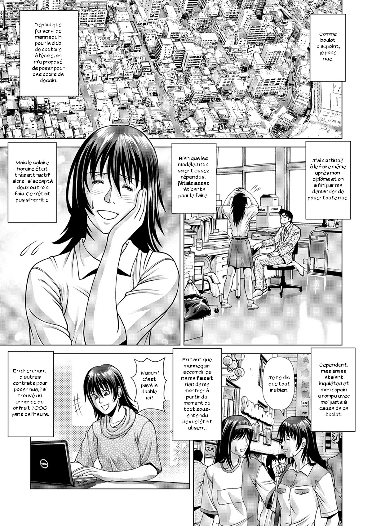 Nude Model ~Nibai no Jikyuu ni Tsurarete Damasaremashita~ page 2 full