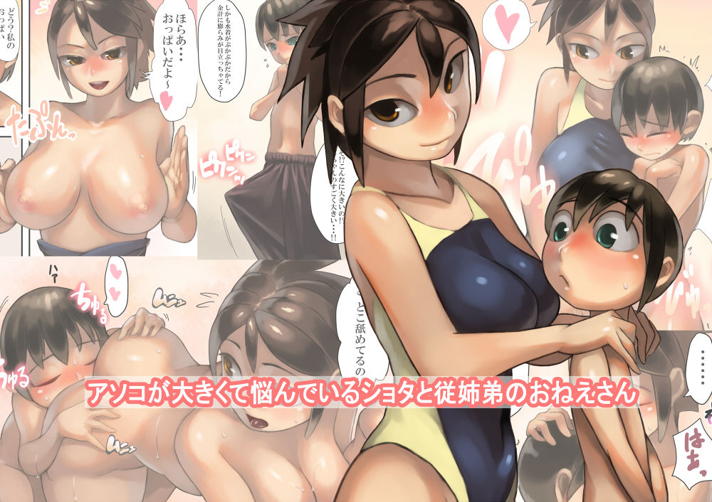 Asoko ga Ookikute Nayandeiru Shota to Itoko no Onee-san | 거기가 커서 고민중인 쇼타와 사촌 누나 page 2 full