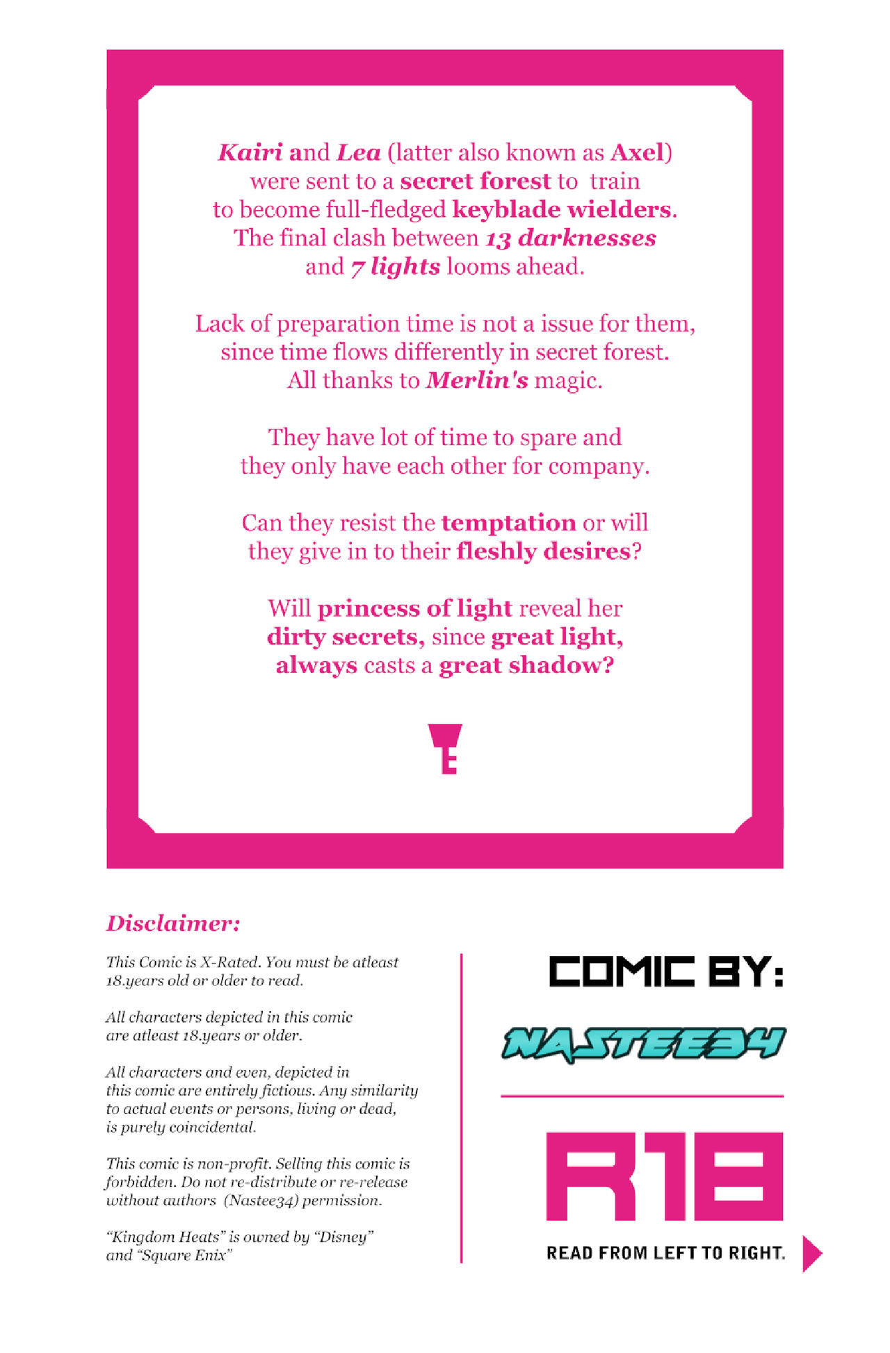 KINGDOM HEARTS XXX Pillow Talk Vol.1 - Kairi's Training page 2 full