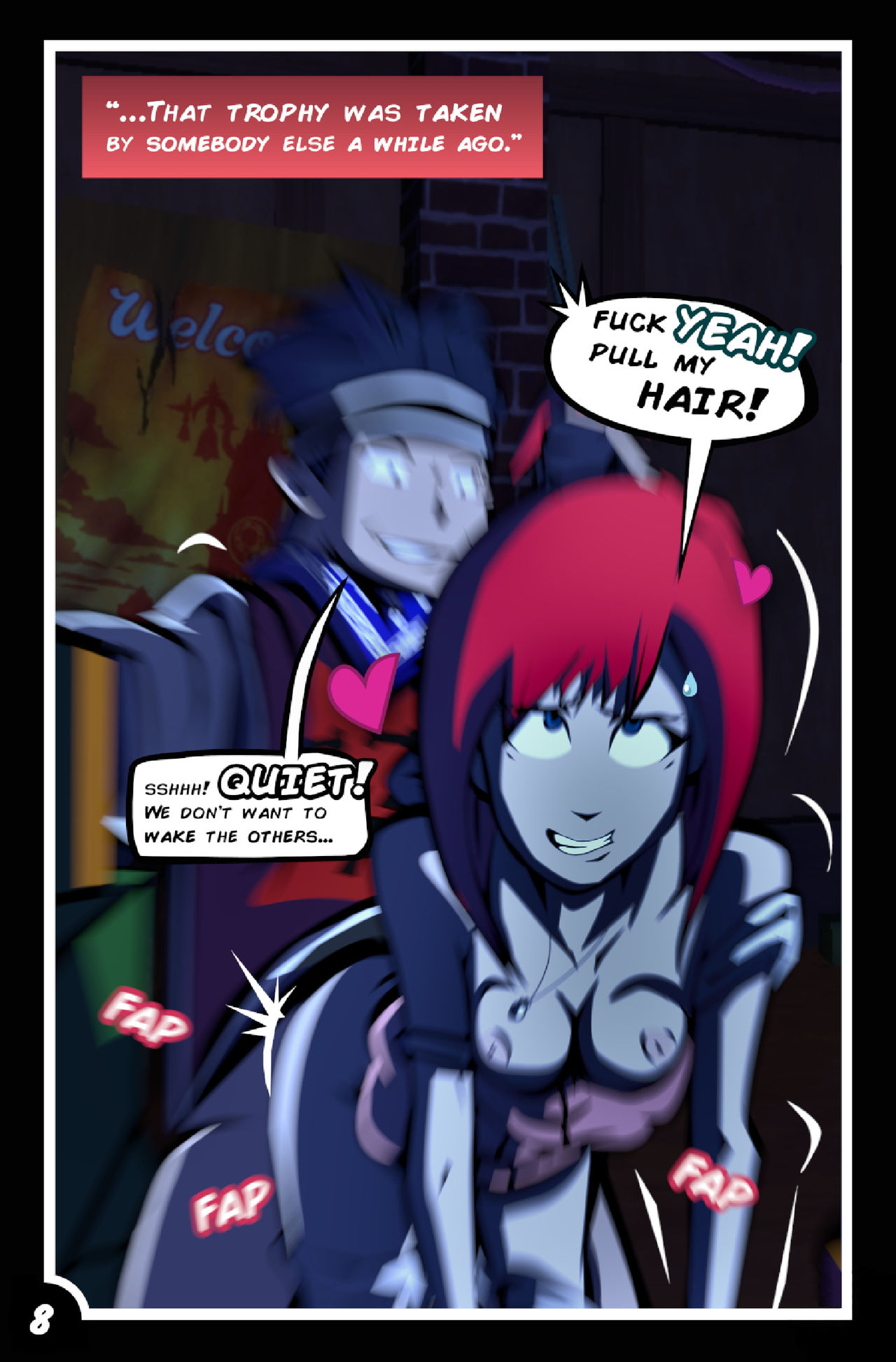 KINGDOM HEARTS XXX Pillow Talk Vol.1 - Kairi's Training page 8 full