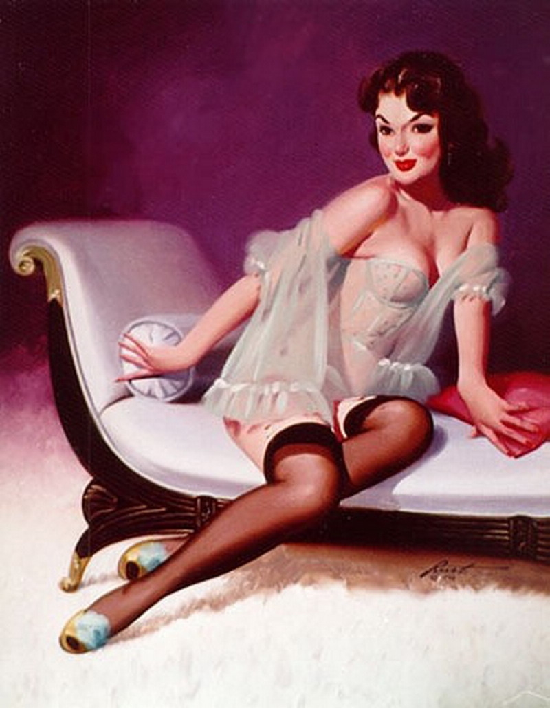 Donald Rust pinup art page 9 full