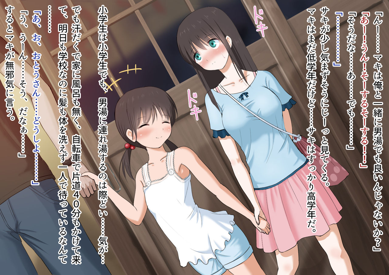 Sento ni Tsurete Itta Musume Futari ga Itsunomanika Lolicon-domo no Nikubenki ni Natteta. page 5 full