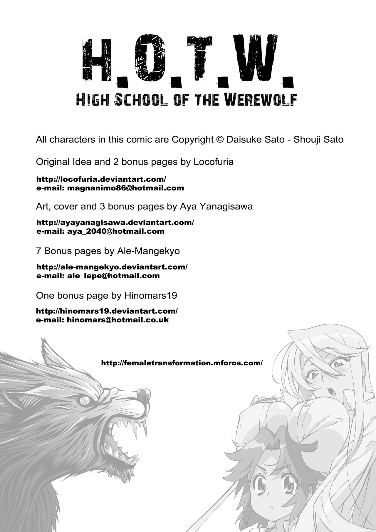 Highschool of the Werewolf page 3 full