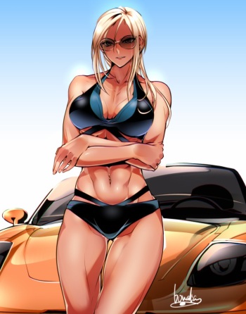 Muscle Girl 1 cover