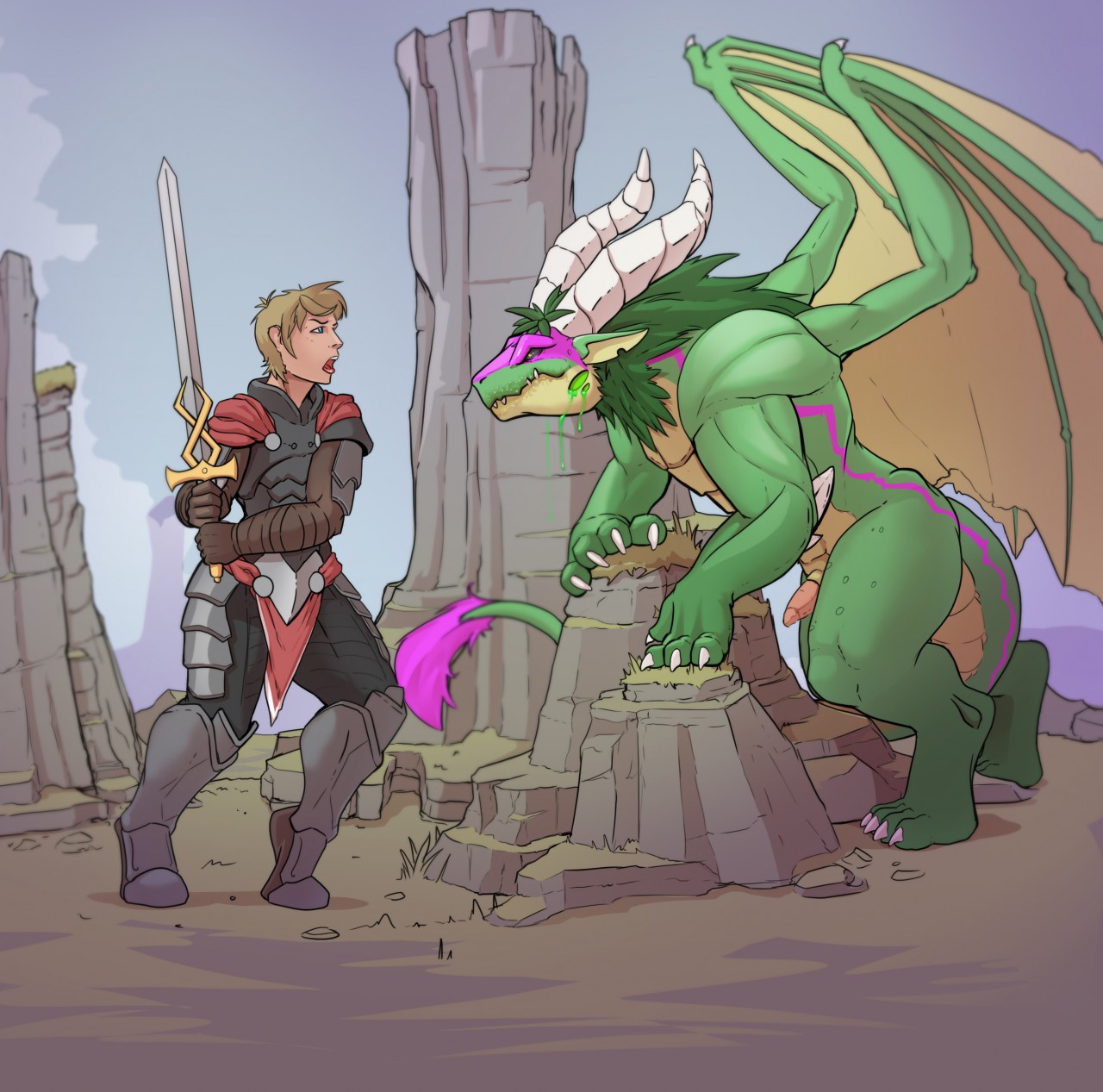 New Horny Dragoness page 1 full