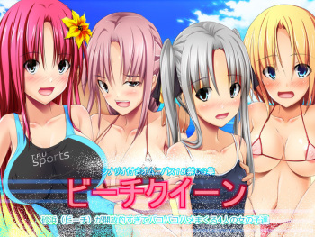Beach Queen - Beach ga Kaihouteki Sugite Pakopako Hamemakuru 4-nin no Onnanoko-tachi cover