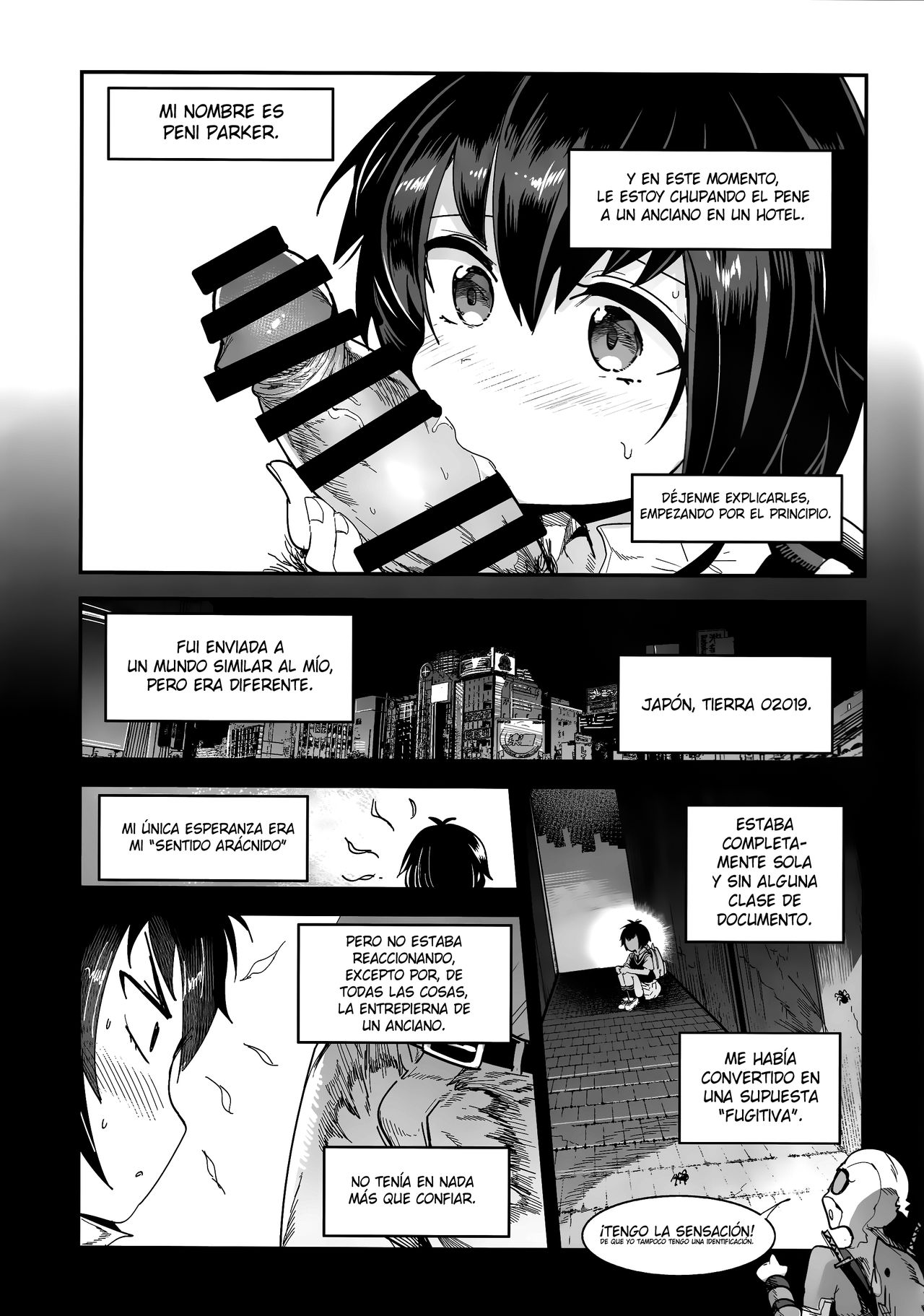 Peni Parker no Usui Hon ni wa Ooinaru Sekinin ga Tomonau | Un Pequeño Libro De Peni Parker Conlleva una Gran Responsabilidad page 4 full