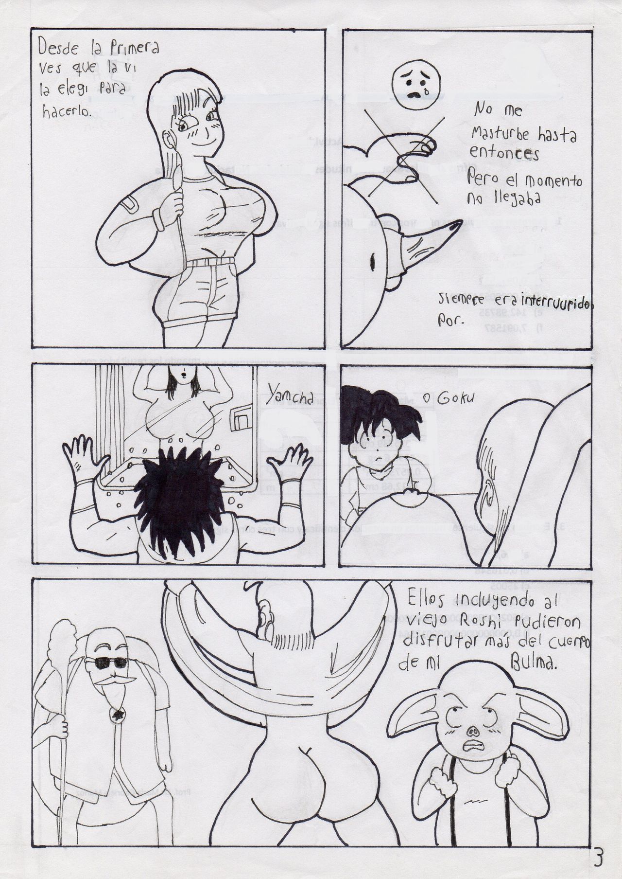 Desire Comics Nº1 : Oolong X Bulma page 4 full