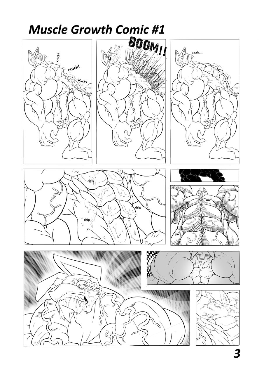 Muscle Growth Comic page 3 full