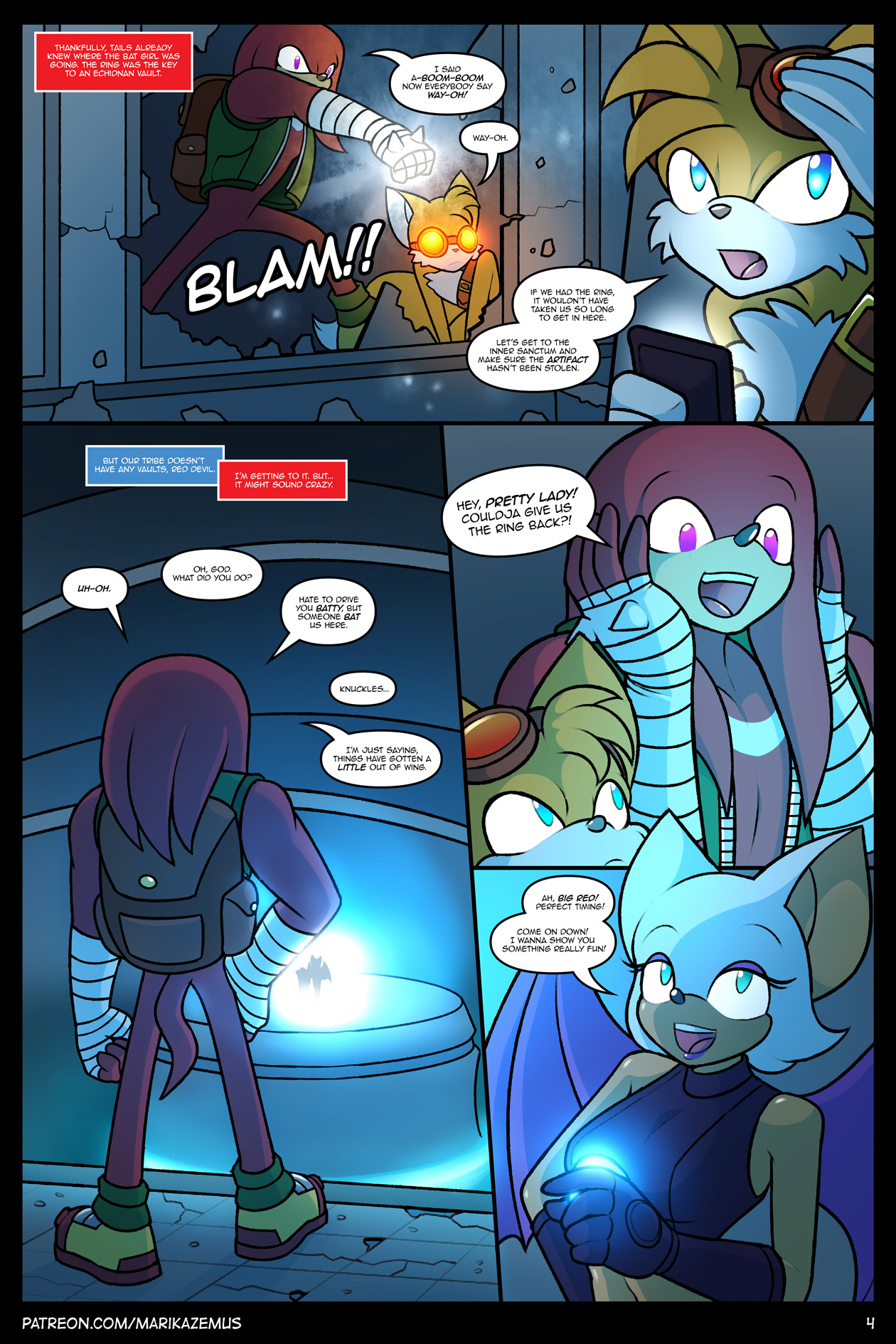 Sonic Boom: Echidna Nights page 4 full