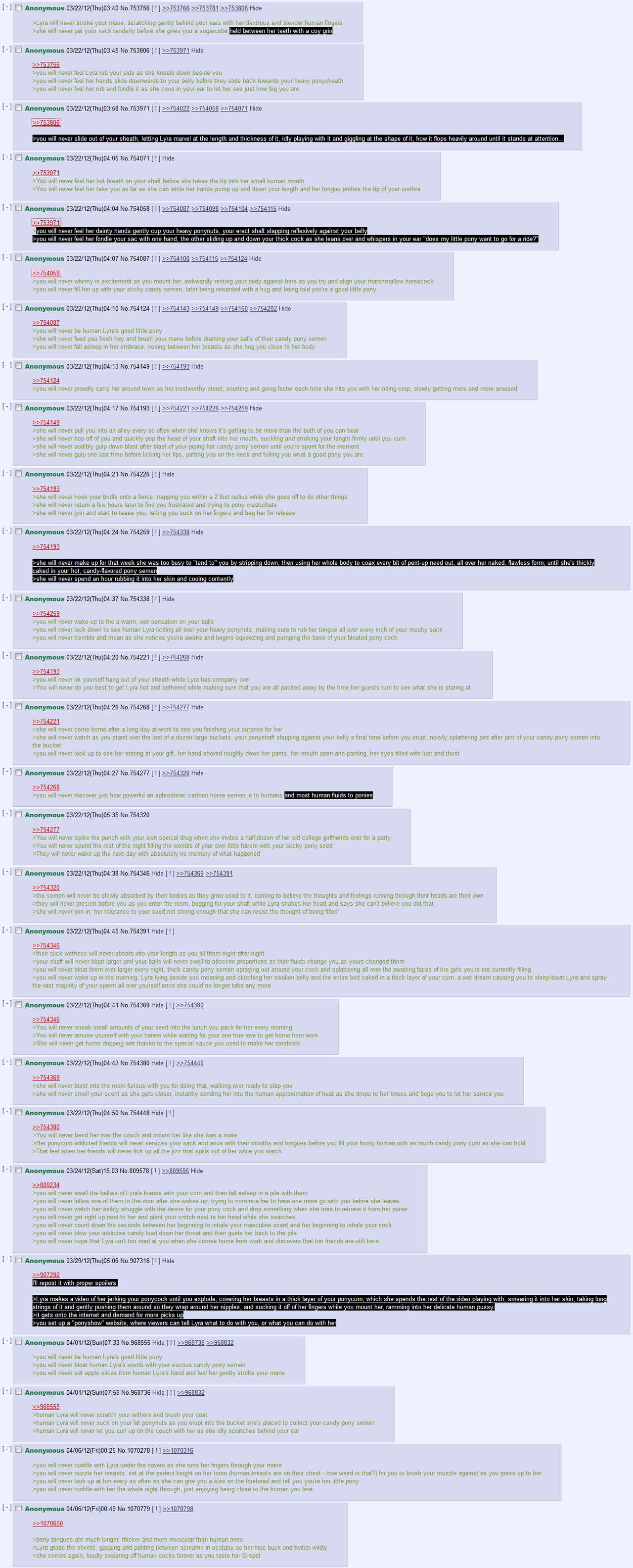 Stallion on human female mlp edition page 8 full