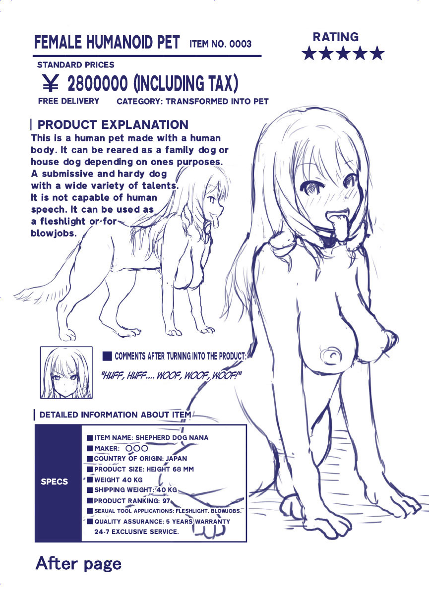 Discarded Plans: Female Body Modification Catalog page 7 full