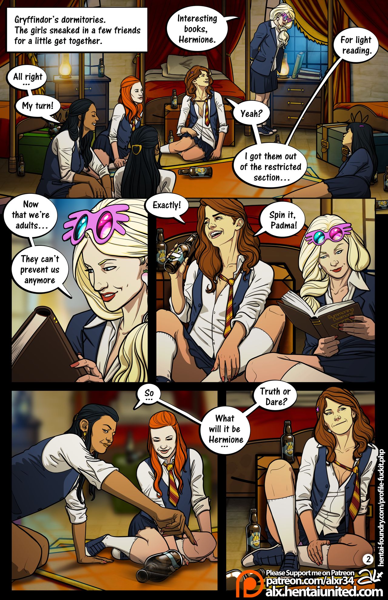 Meanwhile in Hogwarts: Truth or Dare page 3 full