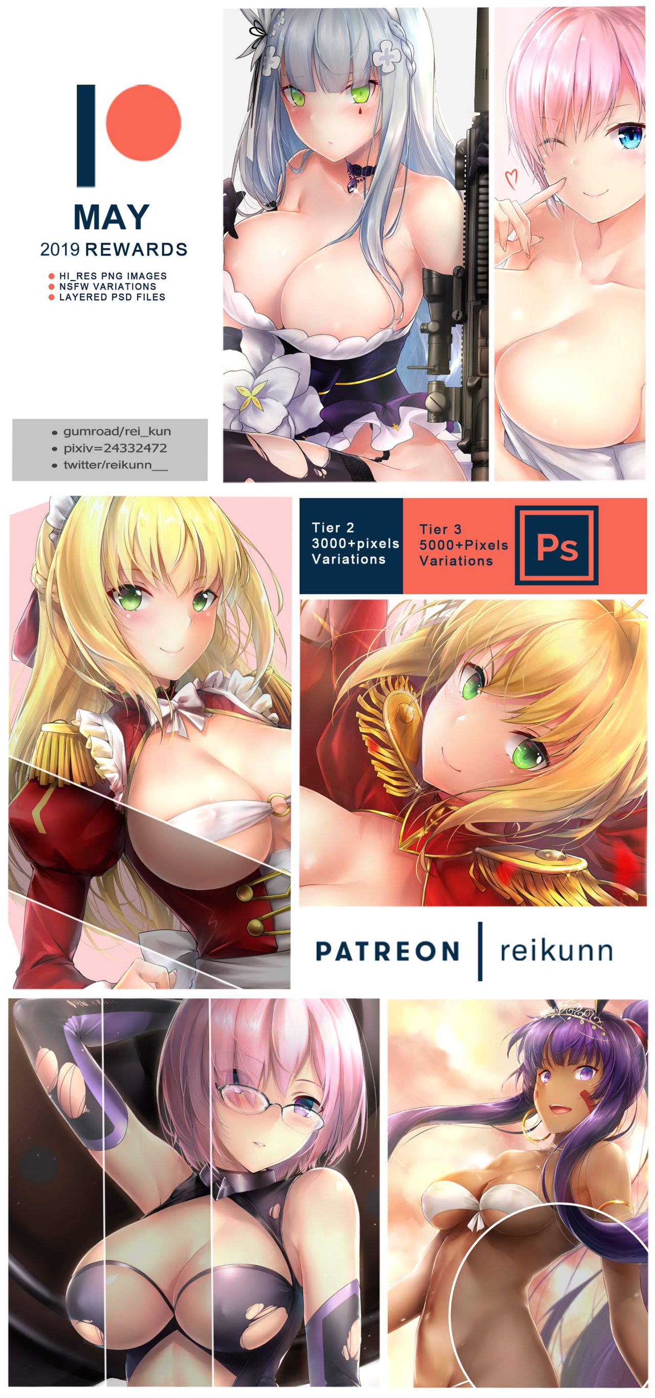 Patreon rewards May 2019 page 1 full