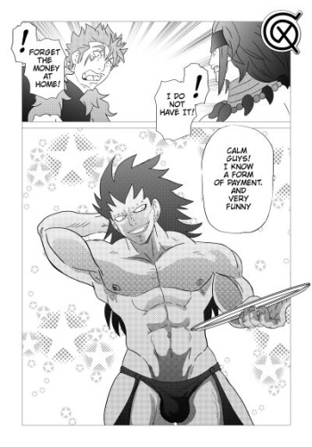 Gajeel getting paid cover