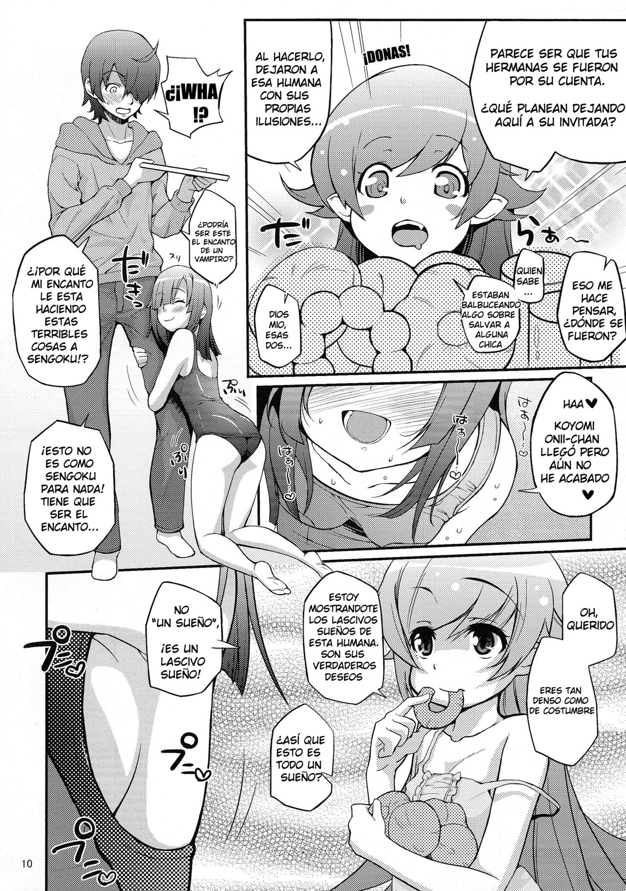 Pachimonogatari Part 3: Nadeko Slave | Pachimonogatari Parte 3- Nadeko Esclava page 10 full