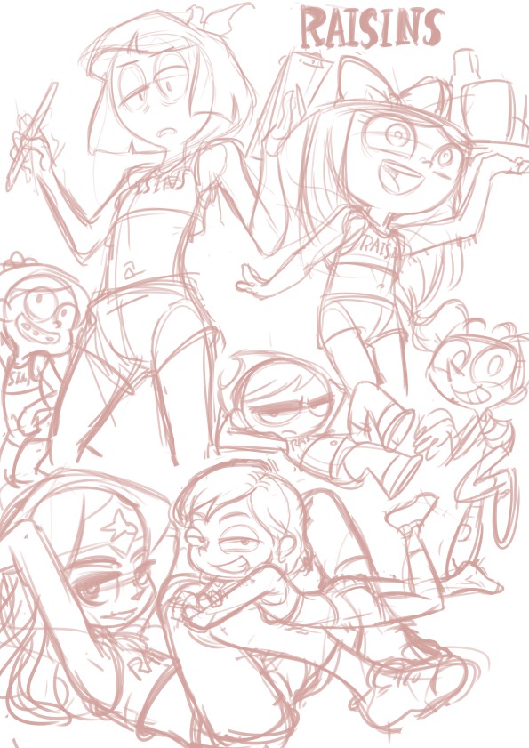 Raisin Girls page 3 full