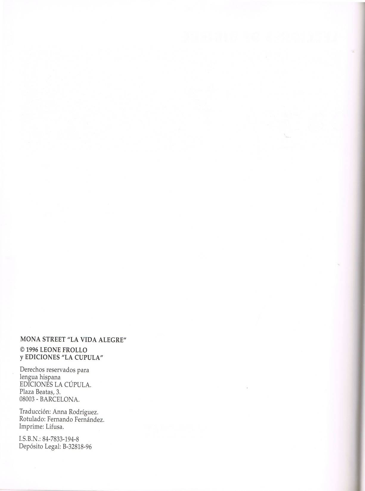 - Coleccion X 086 - Mona Street - La vida alegre page 3 full