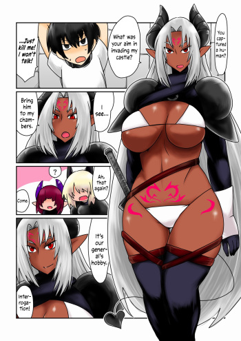 Kasshoku Akuma ni Tsukamatte. | Captured by a Brown Succubus cover