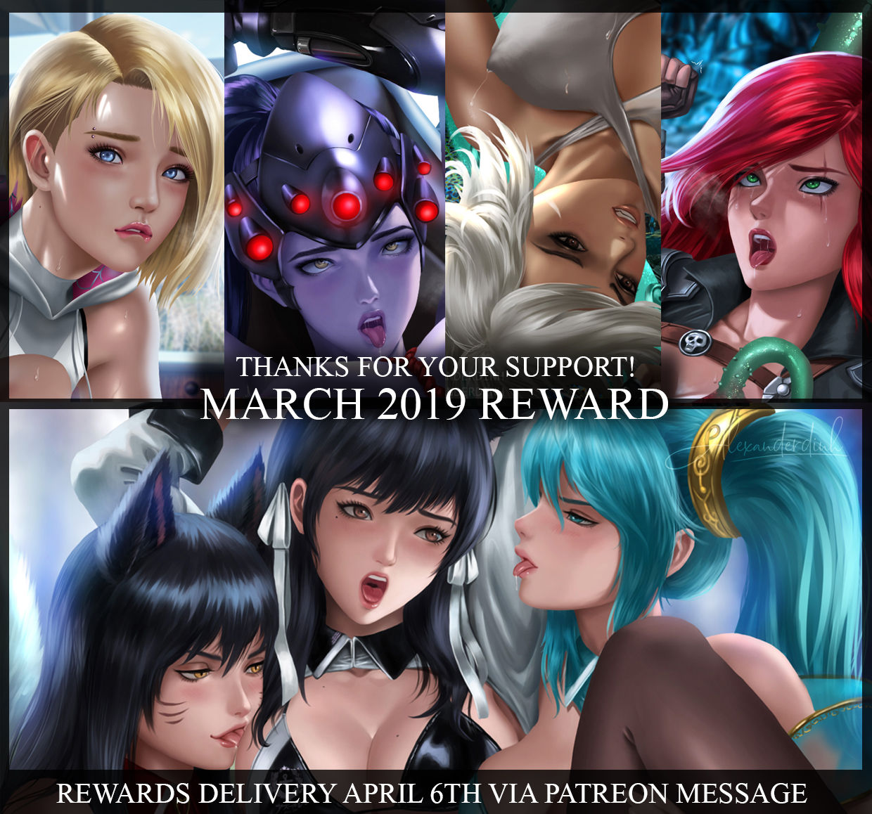 Patreon March 2019 Hentai Package page 1 full