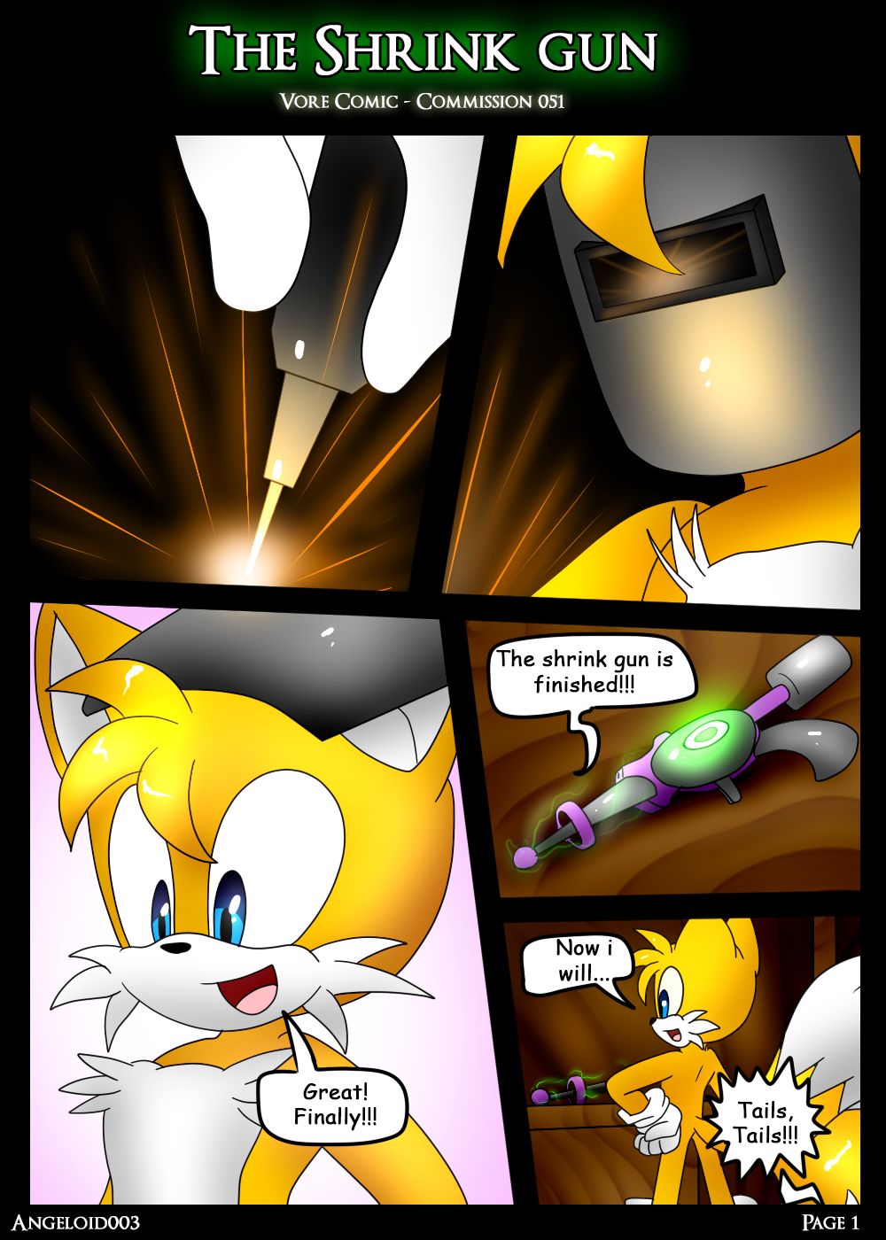 Comm051 - The Shrink Gun page 1 full