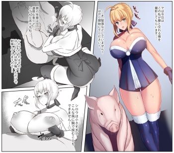 Artoria no Santa Cos NTR Butakan AV Satsuei cover