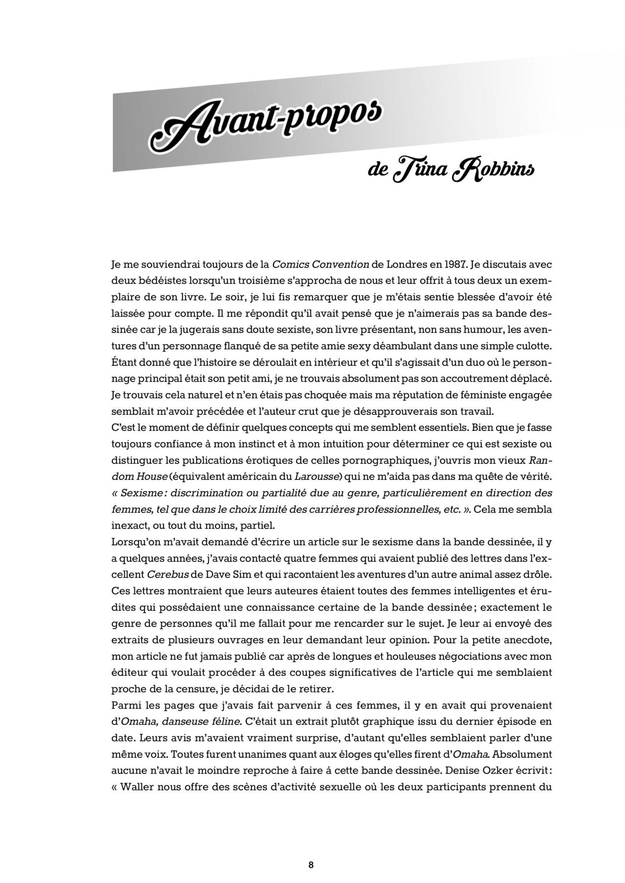 Les aventures complètes de «Omaha» danseuse féline 02 page 10 full