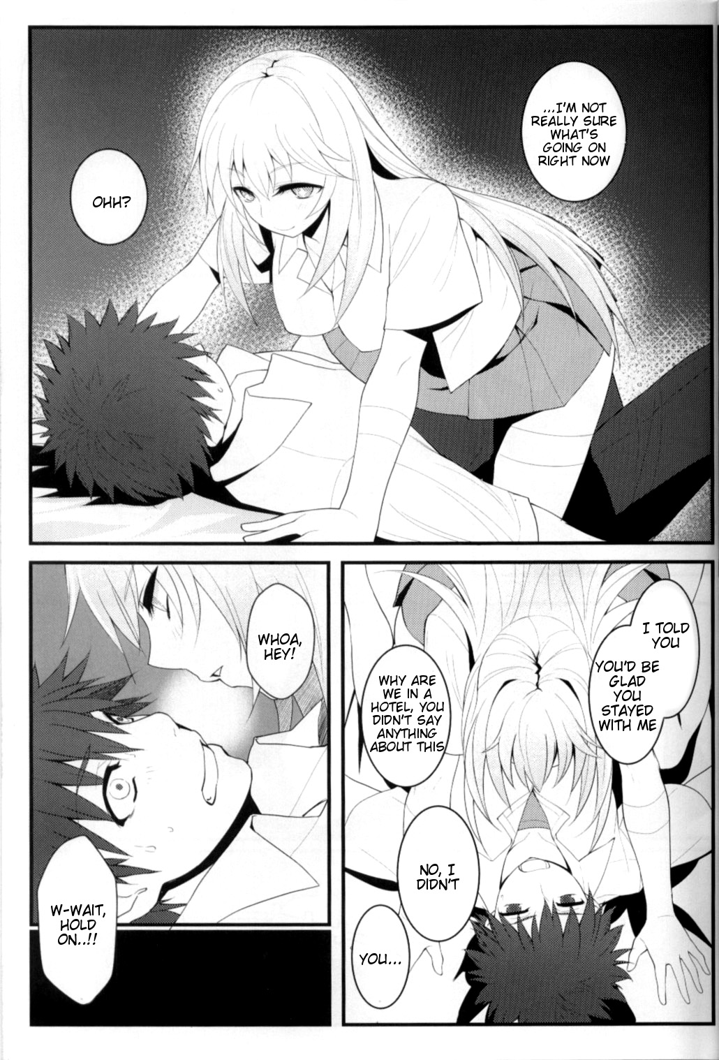 Tatoeba Shokuhou-san ga Kamijou-san to Chucchu Shitari Suru Sonna Sekai ga Moshi Aru to Sureba. page 8 full