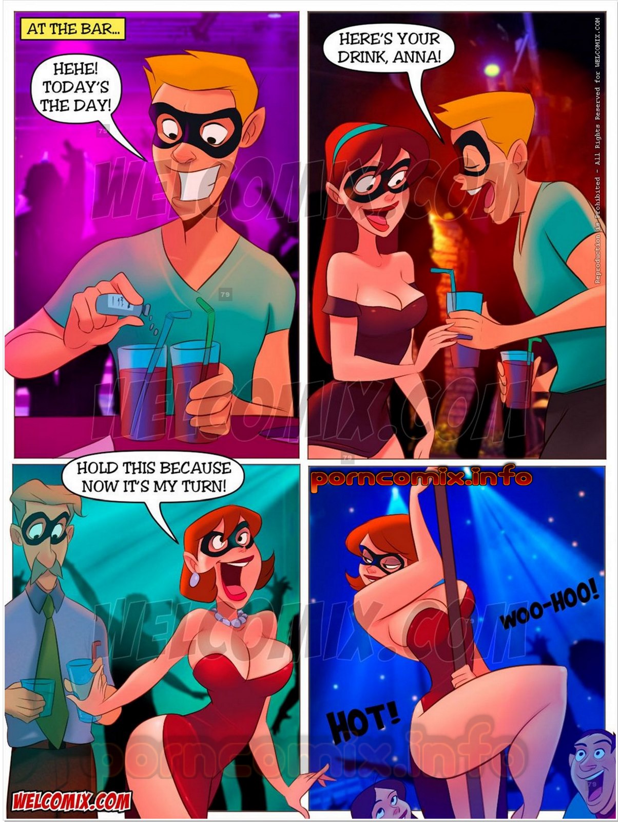 Familia Sacana 18 - Night at the wing club page 8 full