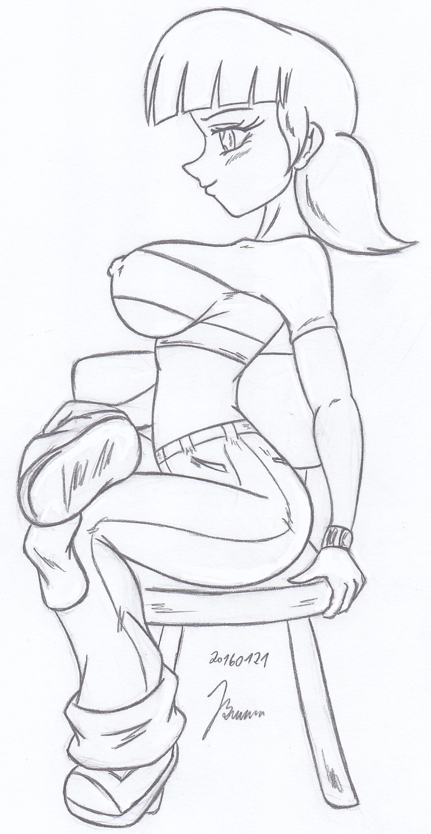 Penny Gadget _ Inspector Gadget_My miny Sketches work_1 page 1 full