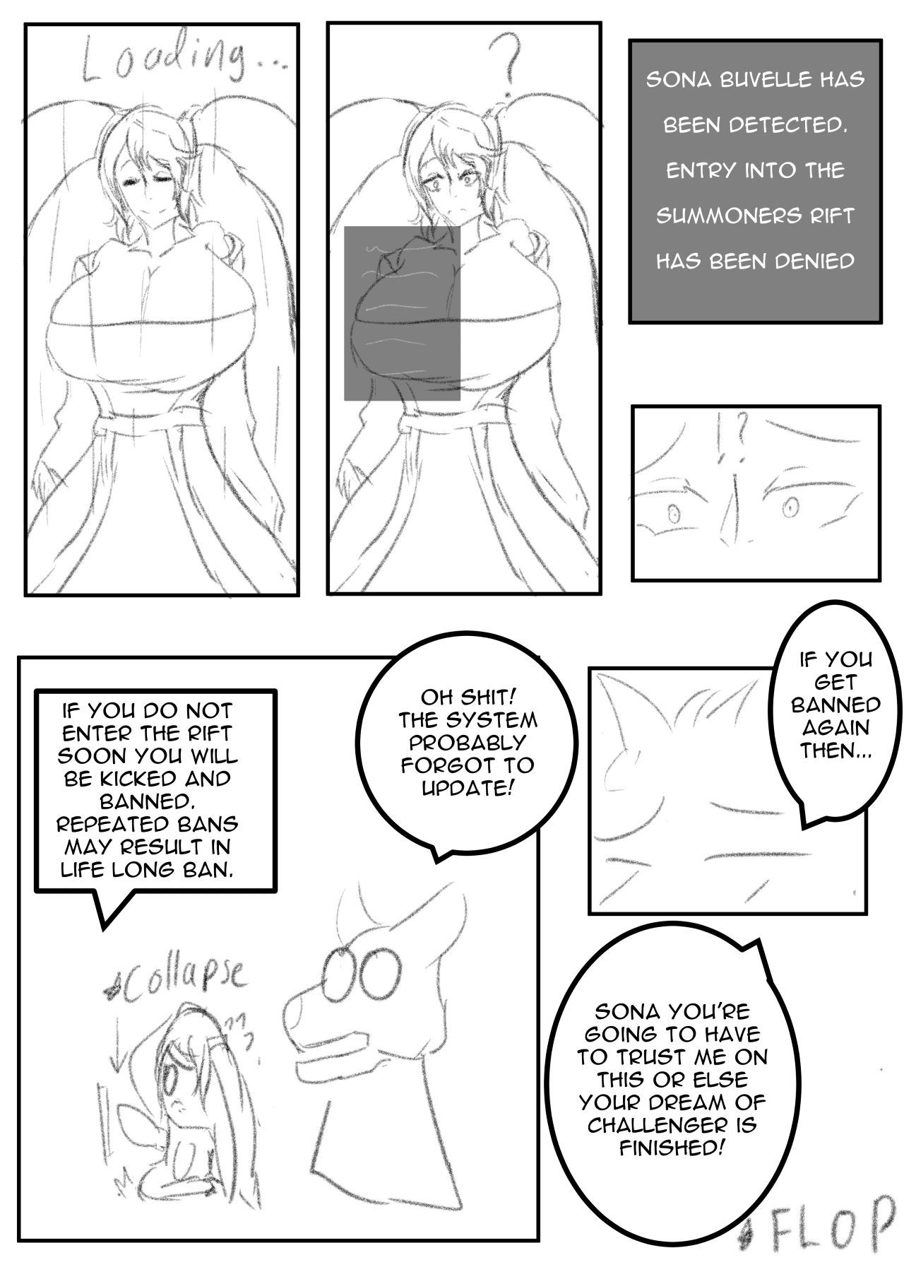 Very Rough Comic Practice page 8 full