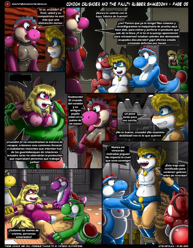 Condom Crusader And The Faulty Rubber Shakedown by Kitsune Youkai page 5 full