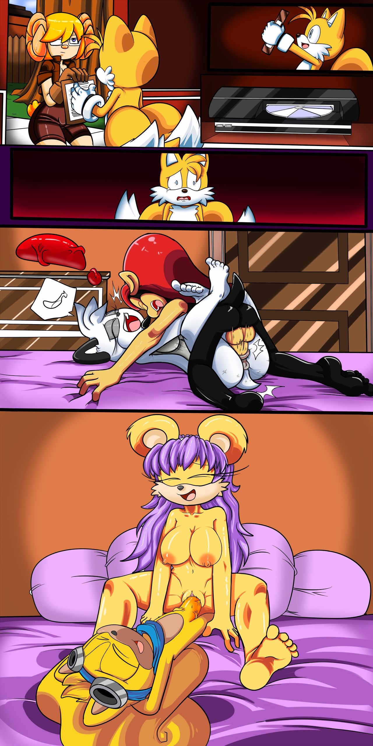 Old Sonic Art HD page 8 full