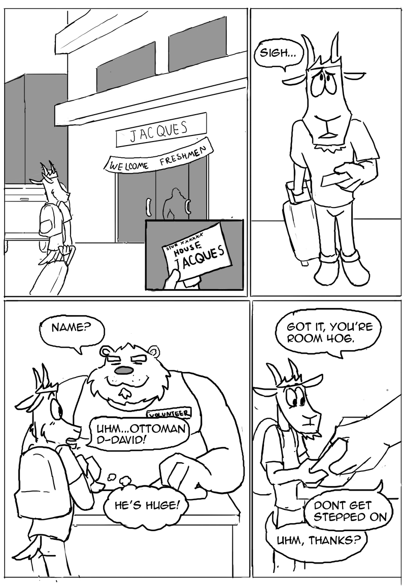 Gay Furry Jock University page 1 full