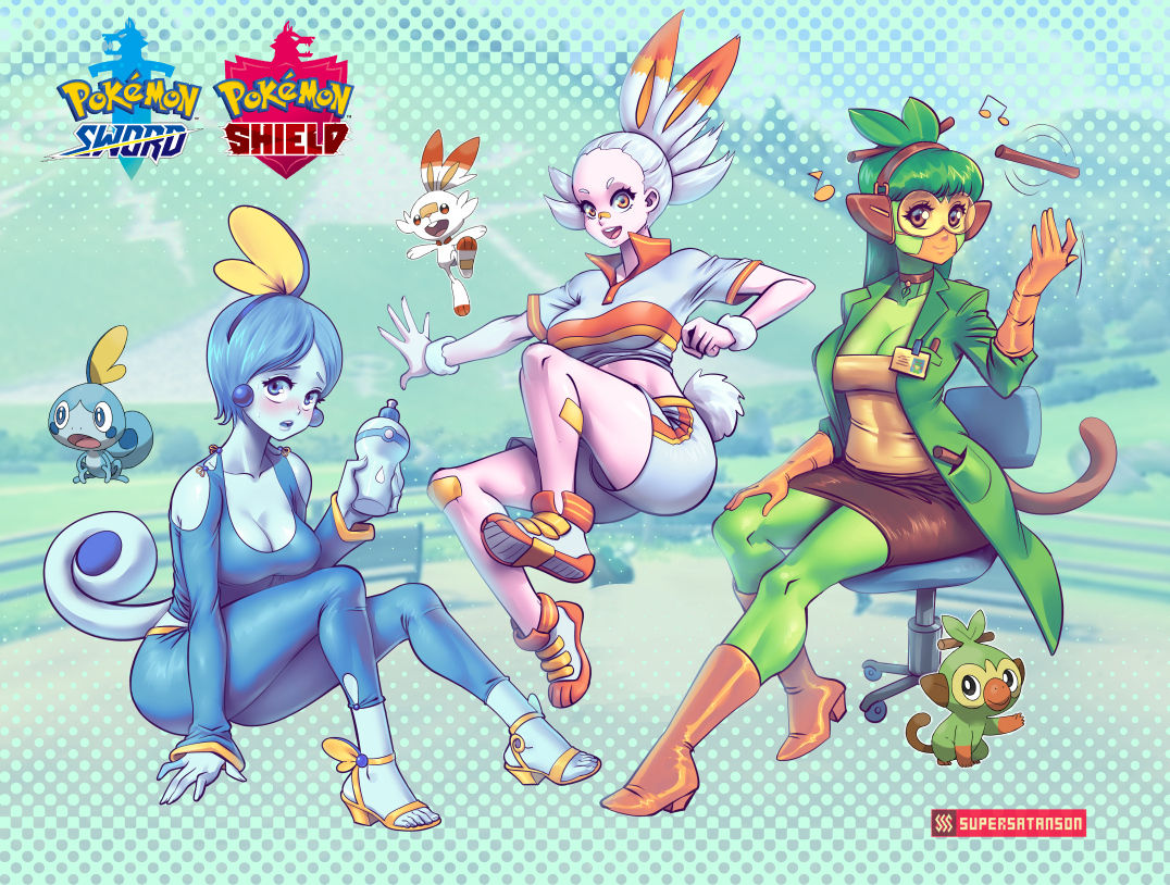 Sword &amp; Shield Starters Pokemon page 1 full