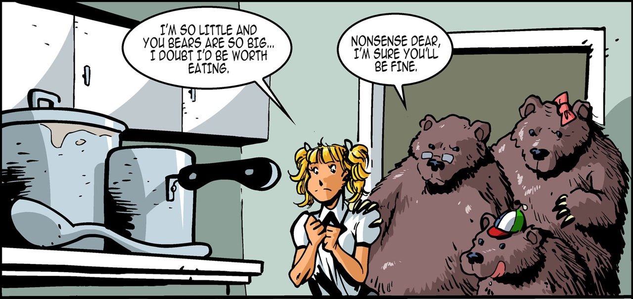 Twisted Fairy Tales G0ldilocked page 8 full
