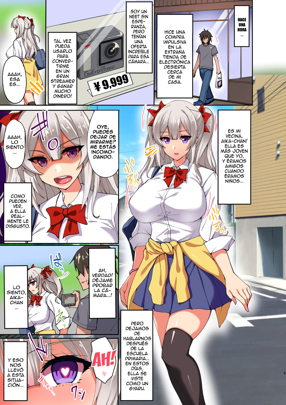 Daredemo Hatsujou Saiin!? Saiin Video Camera de Osananajimi no Bakunyuu Shojo Gal ga Ore Senyou no Onaho ni Naru made Choukyou Shite Mita! page 3 full