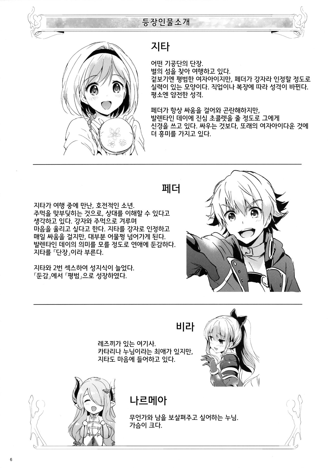 Djeeta-chan no Renai Battle na Hibi 2-kame | 지타의 연애 배틀 일상 2일째 page 6 full