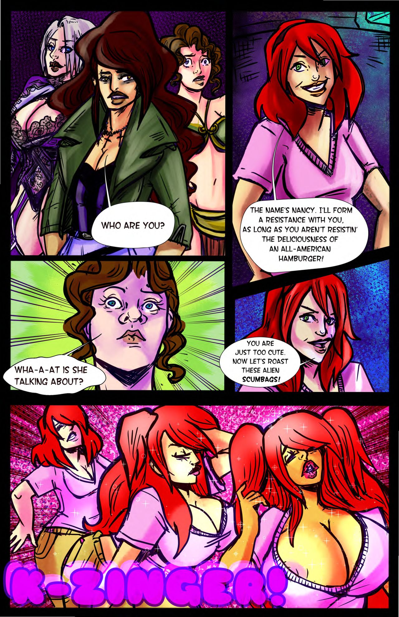 Bimbos in Space #3 - Two Girls One Space Station page 7 full