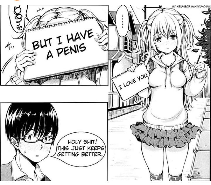 Surprise! She Has A Dick! page 1 full