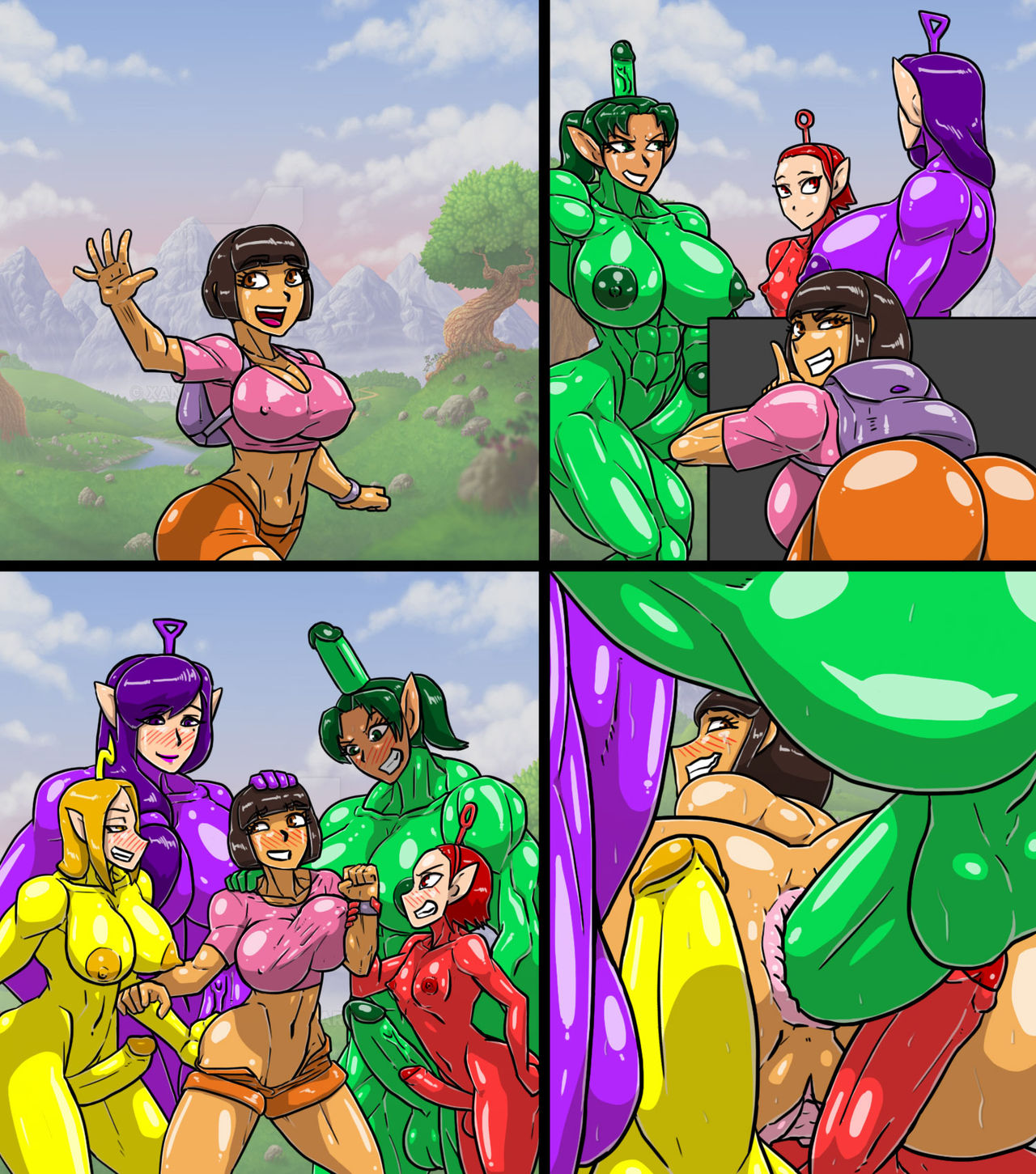 Dora X Teletubies page 4 full